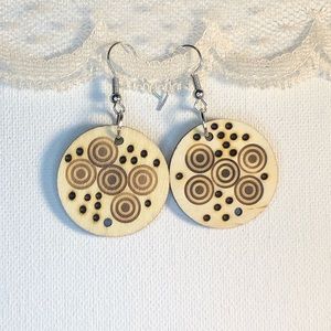 {Pyrography Earrings}🔥